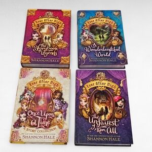 Ever After High Hard Cover Books by Shannon Hale - 4 Books